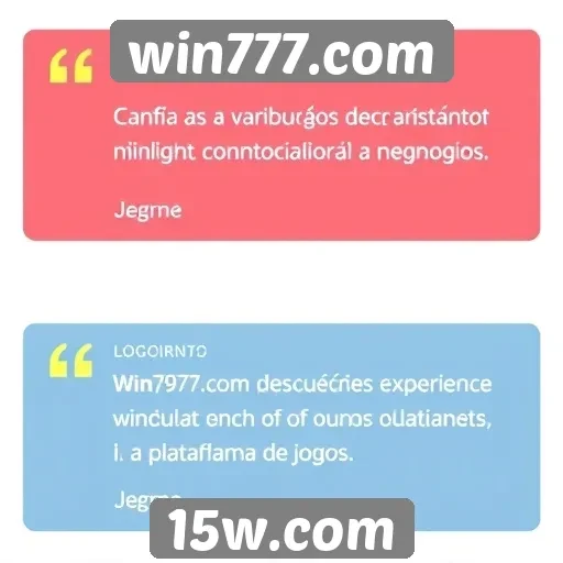 Avaliações de clientes sobre win777.com