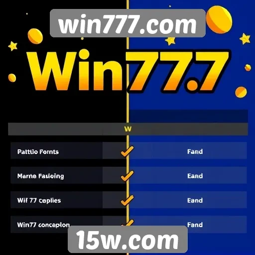 Comparação entre win777.com e outros sites de jogos